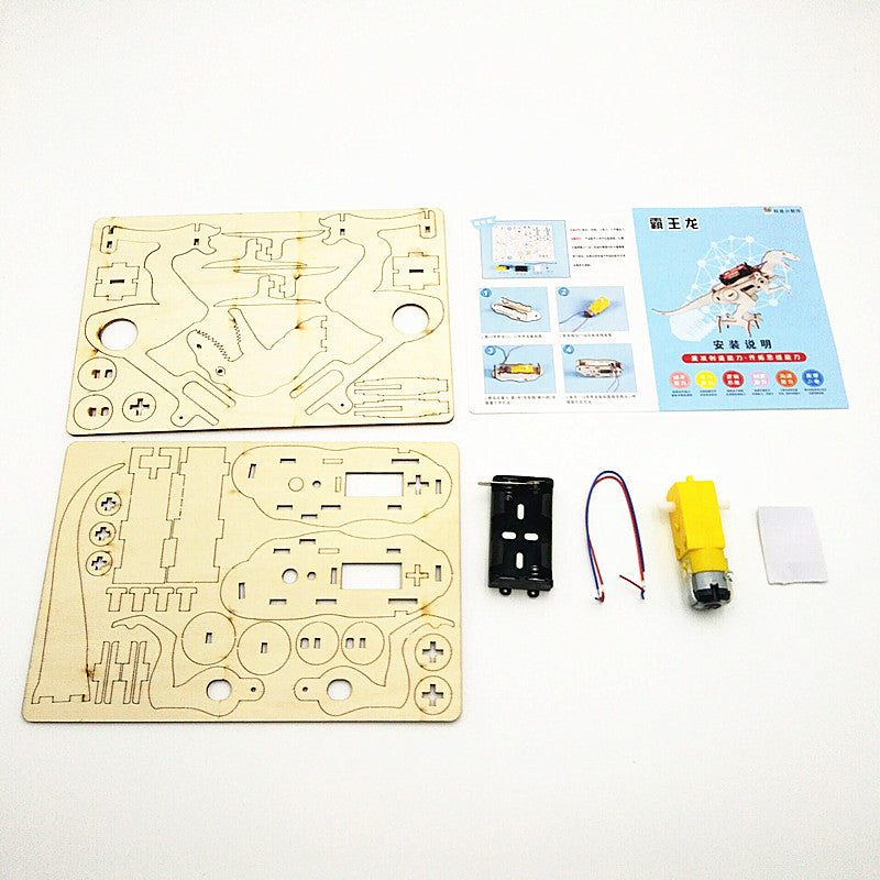 Electric Walking Dinosaur T Rex Construction Puzzle