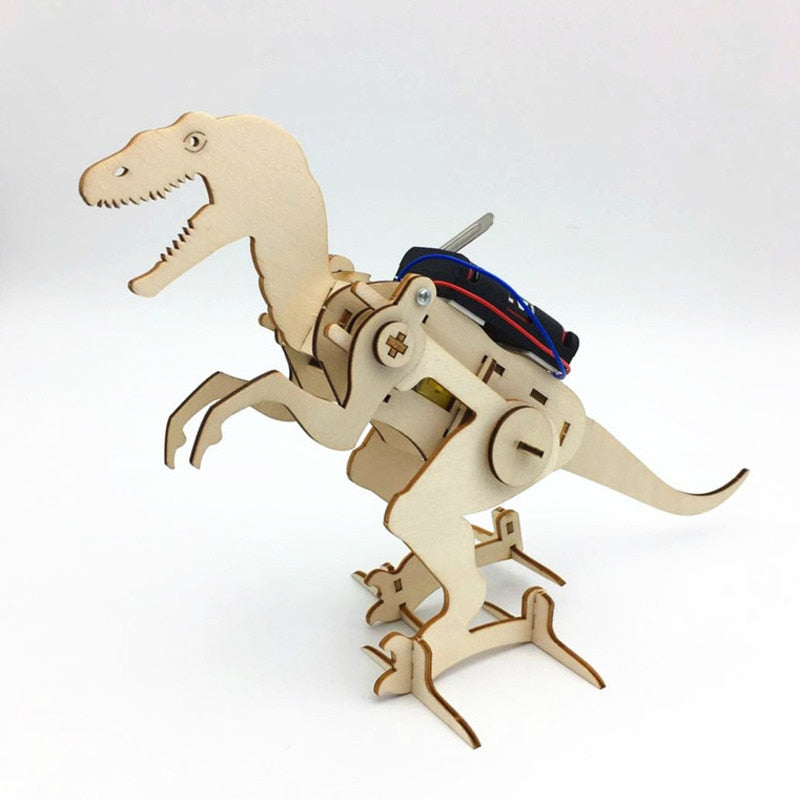 Electric Walking Dinosaur T Rex Construction Puzzle